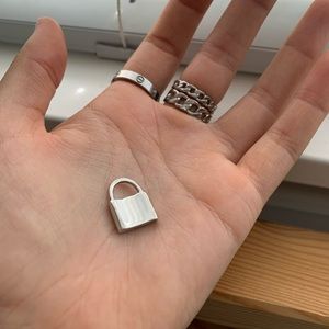 Silver Lock Pendant
